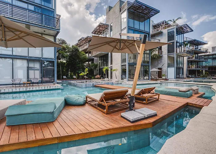 Classy 2br On Private Cenote Big Gym Roof Pool Appartement *