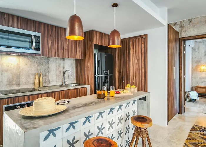Classy 2br On Private Cenote Big Gym Roof Pool Appartement